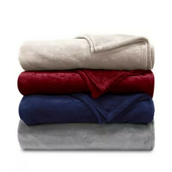 NEW Ralph Lauren Classic Micromink Blanket Valentine Red SOFT King Size 108"x90" - Picture 4 of 6